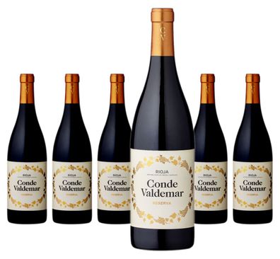 6 x Bodegas Valdemar Conde De Valdemar Reserva – 2017