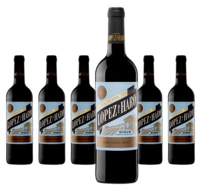 6 x Hacienda López De Haro Crianza – 2021