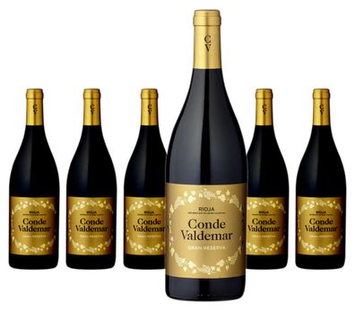 6 x Bodegas Valdemar Conde de Valdemar Gran Reserva – 2017