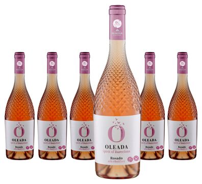 6 x Oleada Barcelona Rosado Alkoholfrei