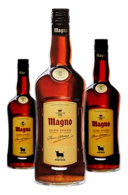 3 x Osborne - Magno Solera Reserva Brandy de Jerez