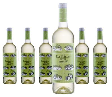 6 x FIO Weine Fabelhaft Mosel Riesling – 2018