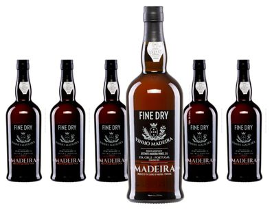6 x Justino's Madeira Fine Dry