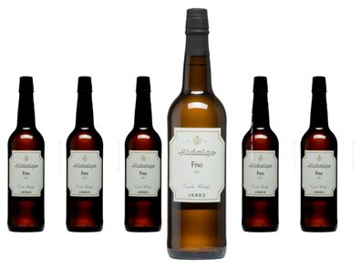 6 x Emilio Hidalgo Hidalgo Fino Jerez Seco