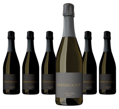 6 x Dreissigacker Riesling Brut – 2019