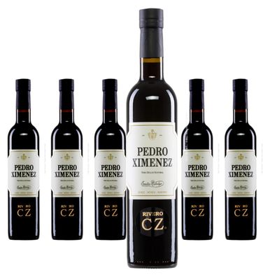 6 x Emilio Hidalgo CZ Pedro Ximenez Vino Dulce Natural