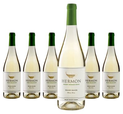 6 x Golan Heights Winery Hermon Mount Hermon White – 2023