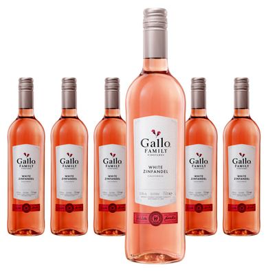 6 x Gallo Family Vineyards White Zinfandel – 2023