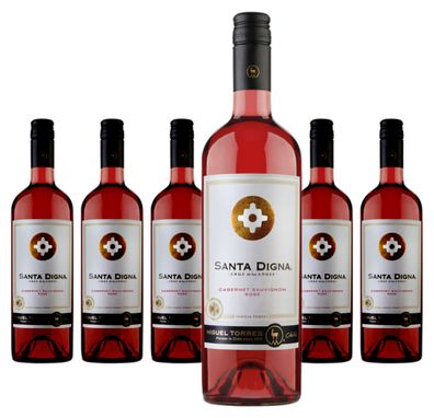 6 x Miguel Torres Chile Santa Digna Reserva Cabernet Sauvignon Rose – 2024