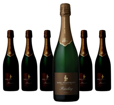 6 x Karl Pfaffmann Riesling Sekt trocken – 2023