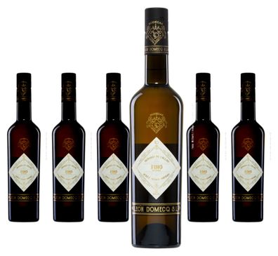 6 x Bodegas León Domecq Fino en Rama Señorio de Callao