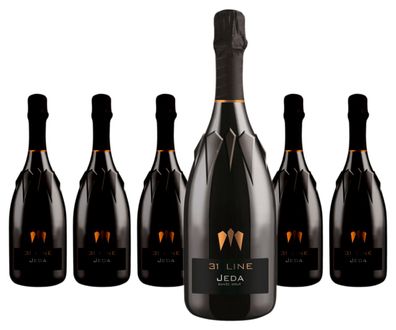 6 x La Delizia 31 Line Jeda Cuvée Brut Spumante