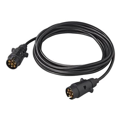 Verlängerungskabel 5M mit 2x Stecker 7-polig PVC IP44