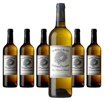 6 x Baron Edmond de Rothschild Château Clarke Le Merle Blanc – 2023