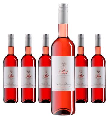 6 x Weimarer Poetenweg Poet Rosé halbtrocken