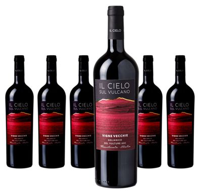 6 x Cantina di Venosa Il Cielo sul Vulcano Vigne Vecchie Aglianico del Vulture DOC –