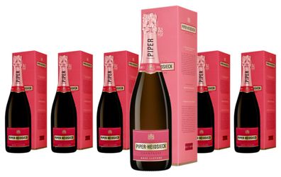 6 x Piper-Heidsieck Champagner Brut Rosé Sauvage