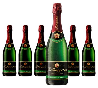6 x Rotkäppchen Sekt Riesling trocken