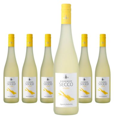 6 x Weingut Markgraf von Baden Markgräflich Badisches Weinhaus Bodensee Secco Weiß