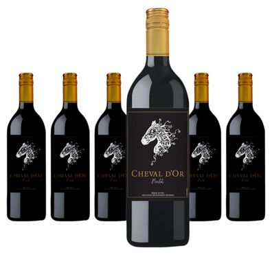 6 x Cheval d'Or Merlot Liter – 2023