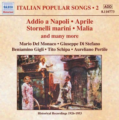 Italian Popular Songs Vol.2: Teodoro Cottrau (1827-1879) - - (CD / Titel: H-Z)