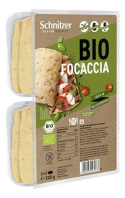 Schnitzer Glutenfreiheit 3x Bio Focaccia 220g