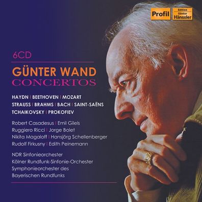 Johann Sebastian Bach (1685-1750): Günter Wand - Concertos - - (CD / Titel: A-G)
