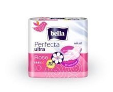 Bella Perfecta Ultra Rose Flügel-Binden, 10 Stück - Premium Schutz