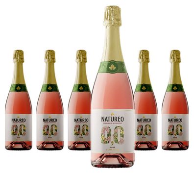 6 x Miguel Torres Natureo Sparkling Rosé - alkoholfrei