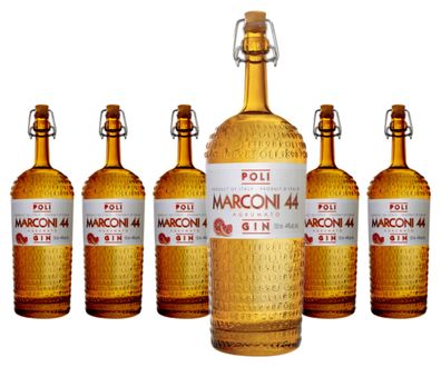 6 x Jacopo Poli Poli Marconi 44 Gin