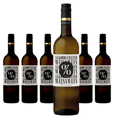 6 x Karl Pfaffmann Weisswein Cuvée alkoholfrei