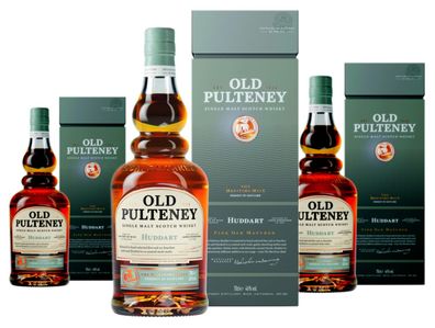 3 x Old Pulteney Huddart Whisky