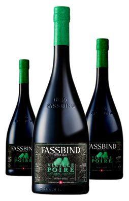 3 x Fassbind Vieille Poire Birnenbrand