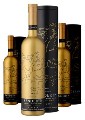 3 x Penderyn Hiraeth Icon of Wales No. 8 Single Malt Welsh Whisky