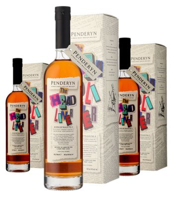 3 x Penderyn Icon Wales Headliner