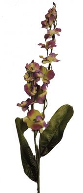 Künstliche Orchidee Dendrobium 65 cm Lavendel