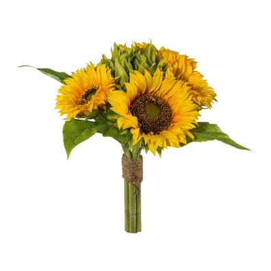 Künstliches Sonnenblumenbouquet 35 cm – Nguyenpflichtige Deko für Ihr Zuhause