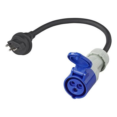 Adapterkabel 40cm 3x2,5mm² von Schweizer Stecker nach CEE