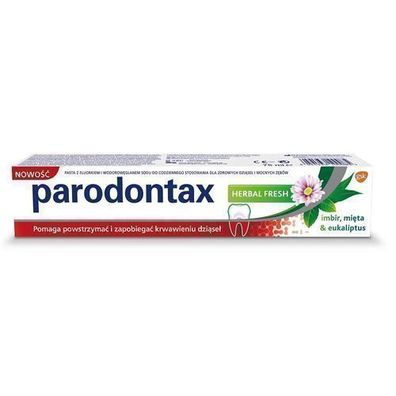 Parodontax Herbal Fresh Zahnpasta gegen Zahnfleischbluten, 75ml