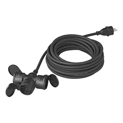 Steckdose Schuko 3-fach 10M 3x 2,5 mm²