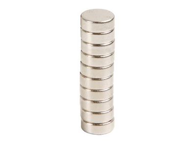 Velleman - MAGNET5 - Magnet, ultra Stark, 10 stück, rund, Ø 8 x 3 mm, Neodym,