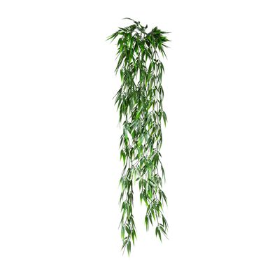 Hochwertiger 90 cm Bambushänger – Pflegeleichte Kunstpflanze Grün