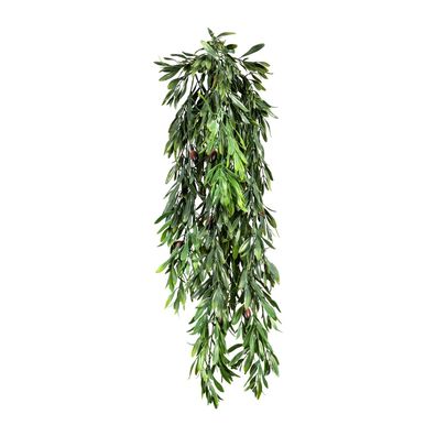 Olivenblatthänger 85 cm – Pflegeleichte Kunstpflanze mit 10 Olivenfrüchten