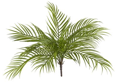 2er Set Kunstpflanze Palmblattbusch 48 cm – Pflegeleicht & Grün