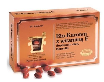 Bio-Carotin + Vitamin E 30 Kapseln