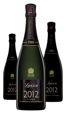 3 x Lanson Brut Vintage (Gold Label) Champagne – 2013