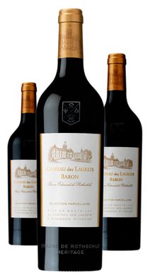 3 x Baron Edmond de Rothschild Château des Laurets Baron – 2016