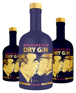 3 x Bruderkuss Gin Rare Collectors Edition "Pantone Lila 2018"