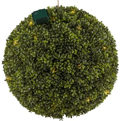Buchsbaumkugel Ø 45 cm mit 45 LED und 6h Timer, UV-beständig