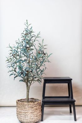Kunstpflanze Olea Europaea Olivenbaum 115 cm - Pflegeleicht und immergrün für Ihr Zuh